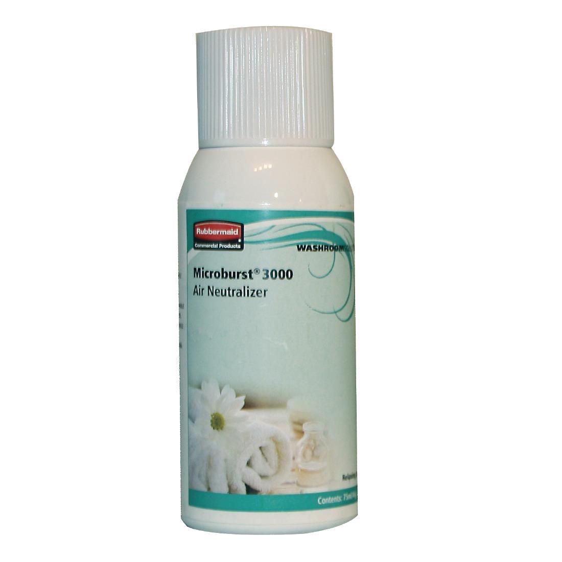 Rubbermaid Microburst 3000 Air Freshener Refills Purifying Spa 75ml (Pack of 12) - GH061  - 1