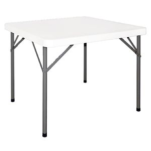 Bolero PE Square Folding Table 3ft White (Single) - Y807  - 1