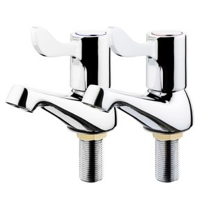 Vogue Lever Basin Taps (Pack of 2) - CC344  - 1