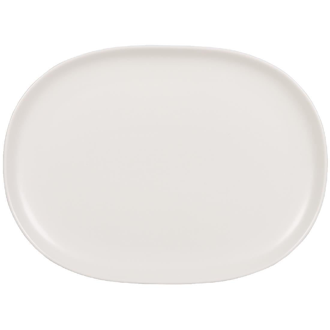 Churchill Alchemy Moonstone Oval Plates 288mm (Pack of 6) - DN518  - 1