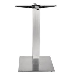Bolero Stainless Steel Square Table Base - CF157  - 1