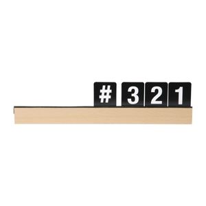 Securit Letter Shelf Teak 1000mm - CR990  - 3