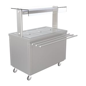 Parry Flexi-Serve Hot Cupboard with Heated Bain Marie 1160mm FS-HB3PACK - FD225  - 1