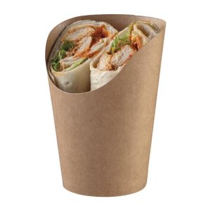 Colpac Recyclable Kraft Wrap Scoops (Pack of 1000) - FA377  - 1