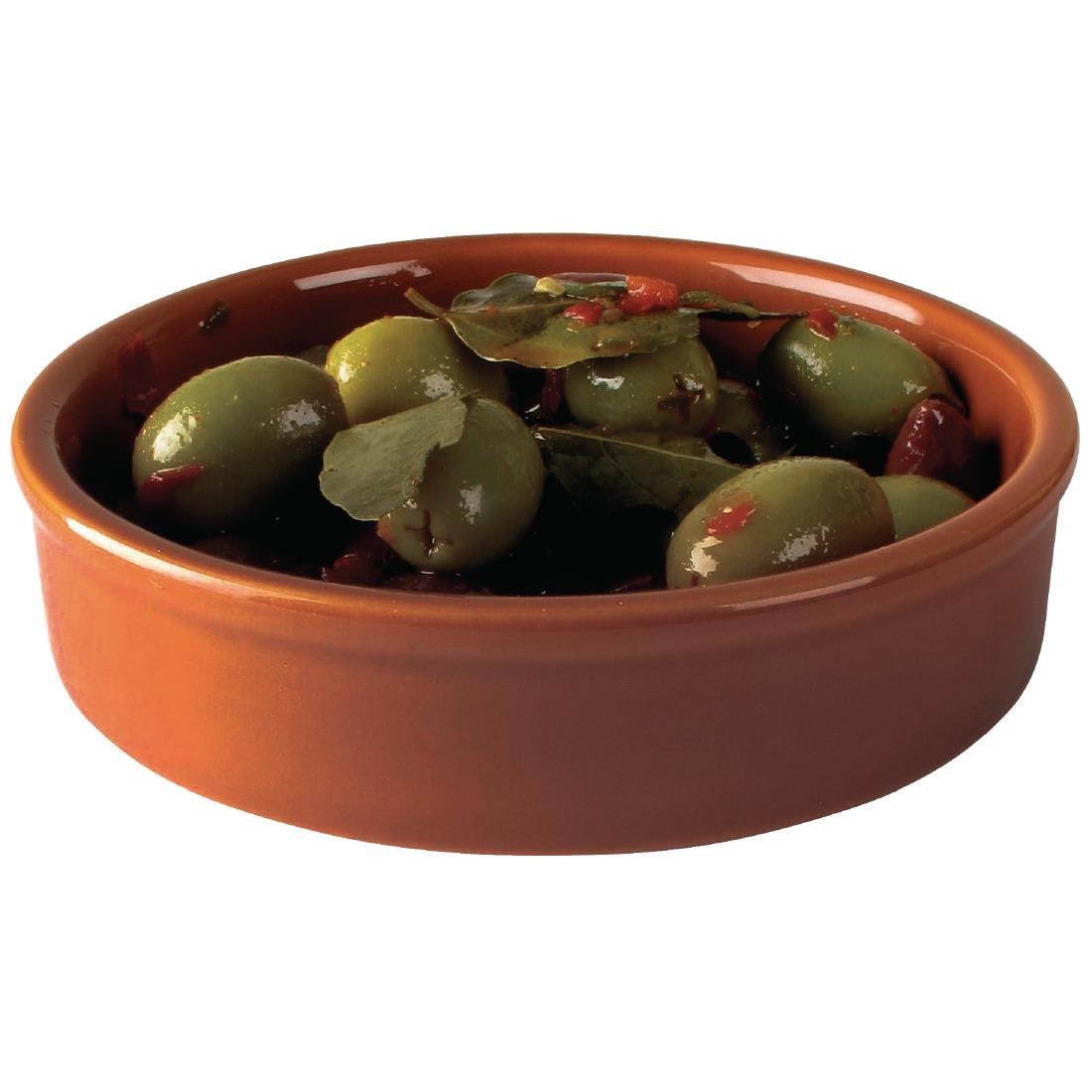 Olympia Rustic Mediterranean Large Dishes 134mm (Pack of 6) - CD741  - 1