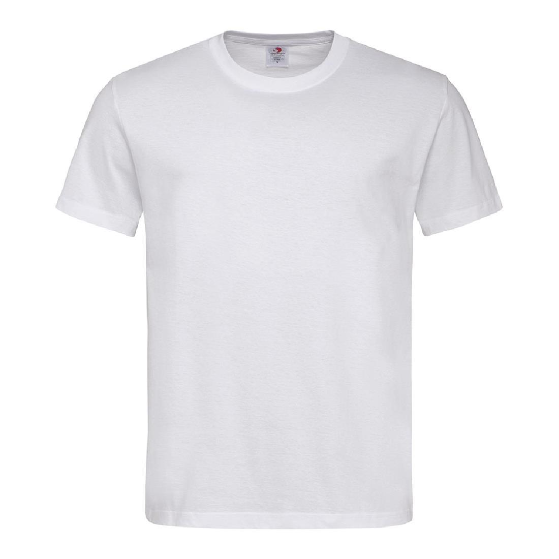 Unisex Chef T-Shirt White 4XL - A103-4XL  - 4