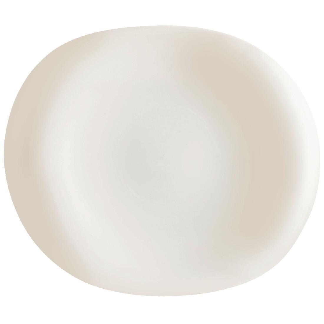 Arcoroc Zenix Tendency Organic Shape Oval Plates 310mm (Pack of 12) - GC741  - 1