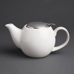 Olympia Cafe Teapot 510ml White - GM593  - 1