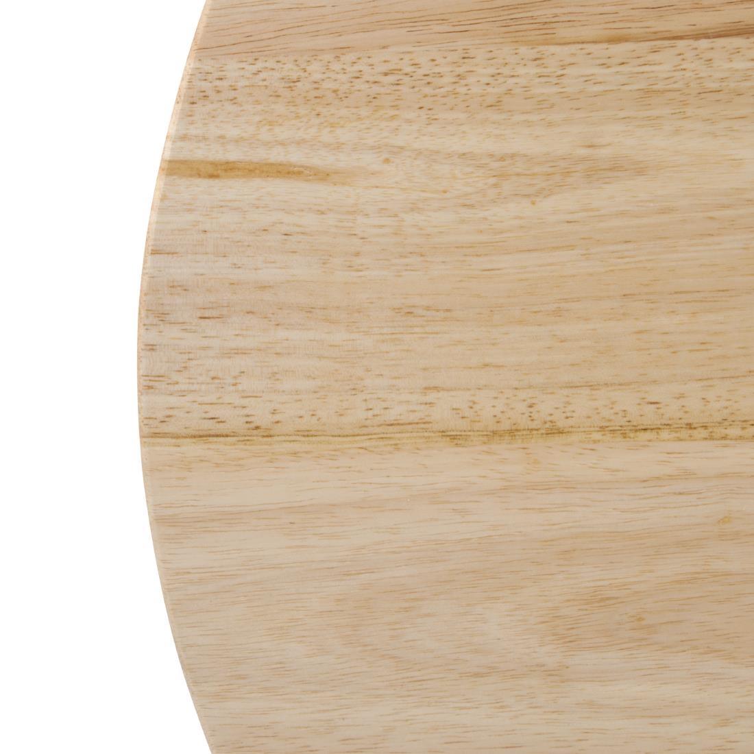 Bolero Pre-drilled Round Table Top Natural 600mm - DY738  - 3
