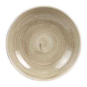 Churchill Stonecast Patina Antique Coupe Bowls Taupe 248mm (Pack of 12) - HC790  - 1
