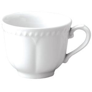 Churchill Buckingham White Elegant Tea Cups 220ml (Pack of 24) - M525  - 1