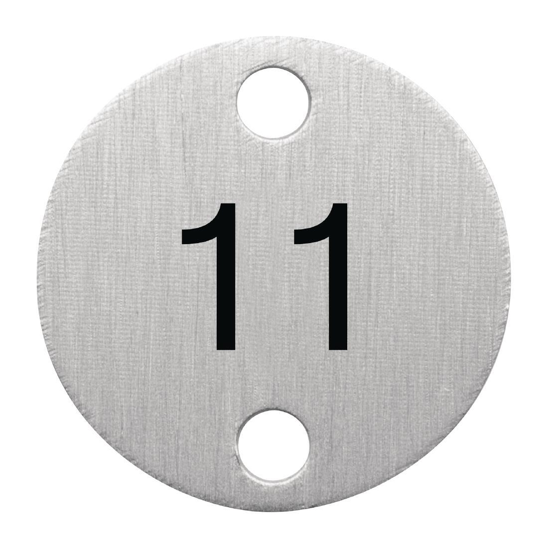 Bolero Table Numbers Silver (11-15) - DY772  - 1
