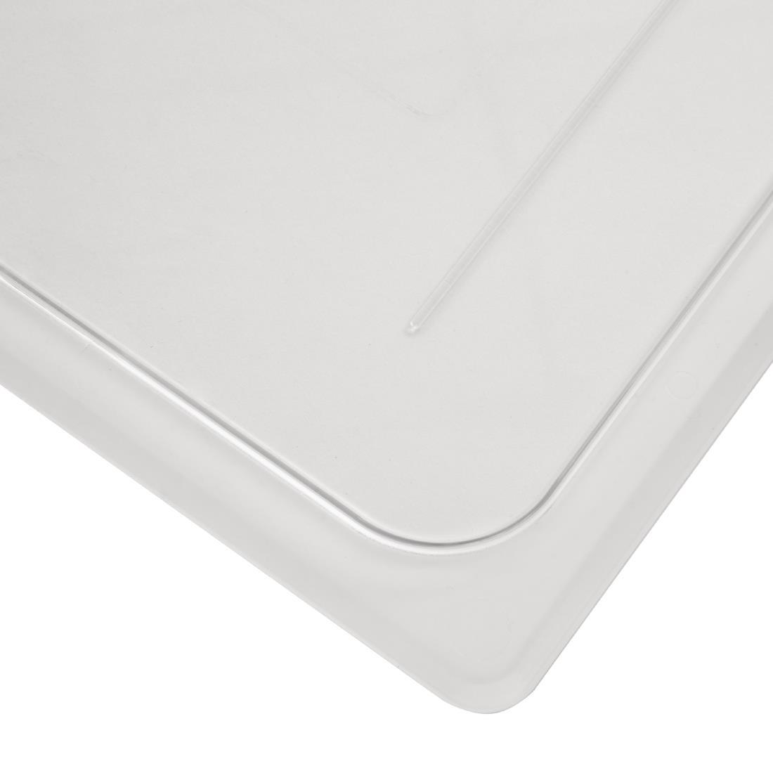 Cambro Clear Polycarbonate 1/2 Gastronorm Lid - DC663  - 5