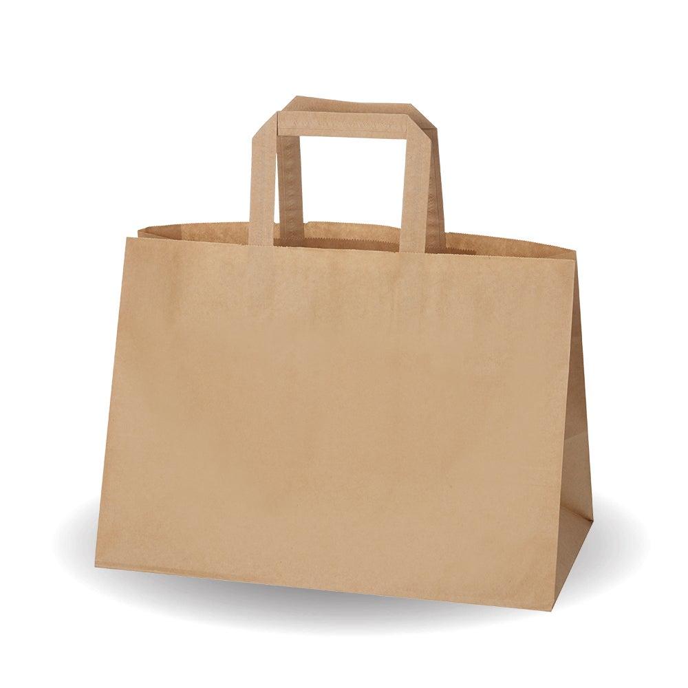 13x9.6x6.8" Kraft SOS Bags (Case of 250) - 179915 - 1