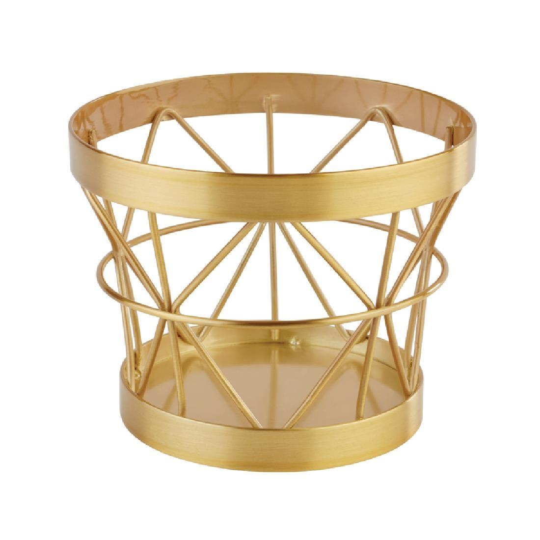 APS+ Metal Basket Gold Brushed 80 x 105mm - CW699  - 1