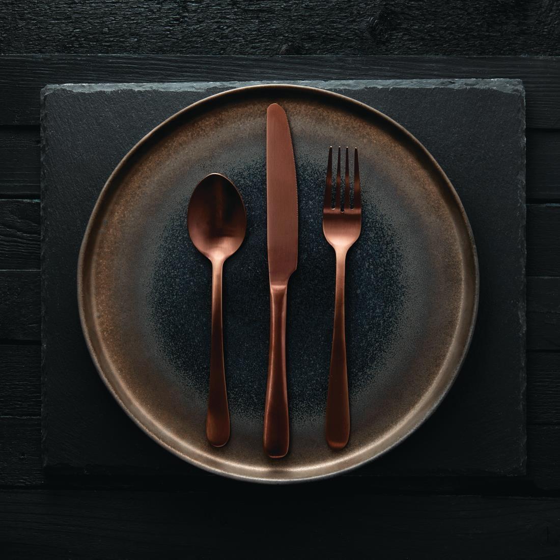 Olympia Cyprium Copper Table Fork (Pack of 12) - HC342  - 3
