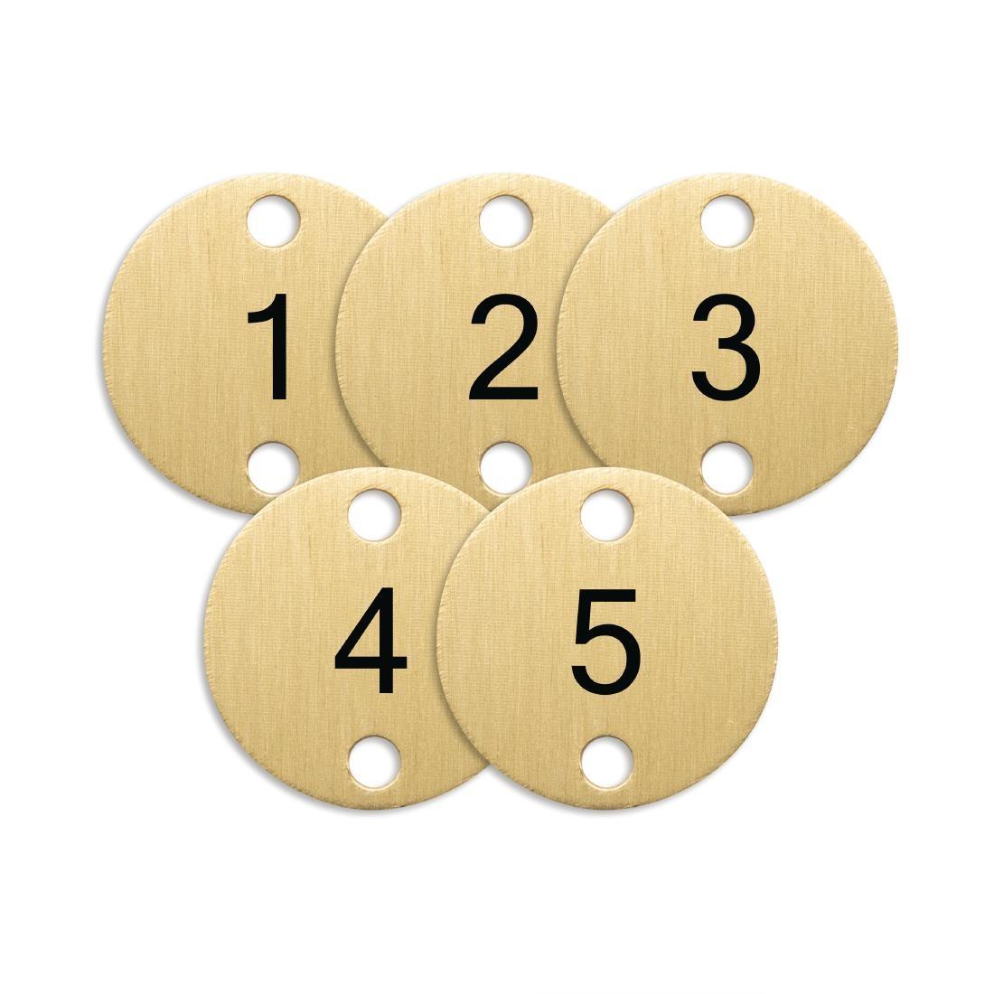 Bolero Table Numbers Bronze (1-5) - DY774  - 3