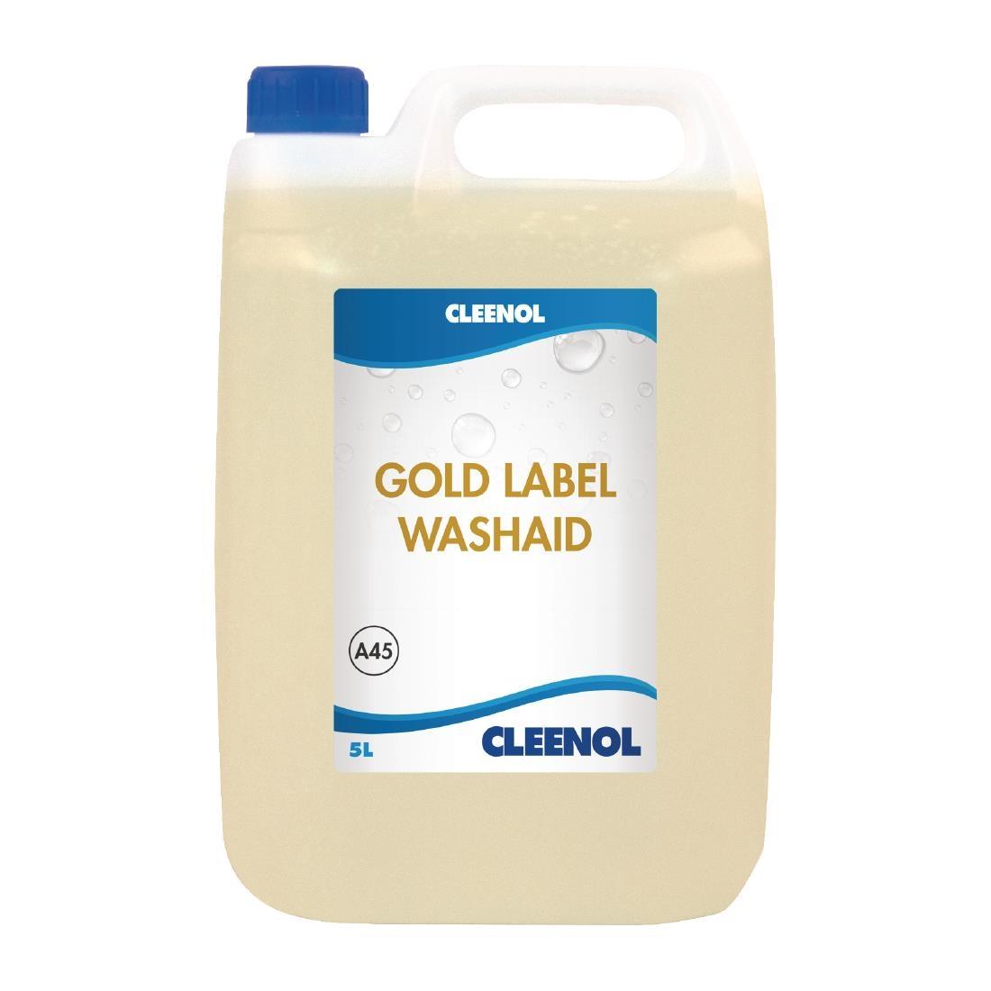 Cleenol Gold Label Wash Aid Dishwasher Detergent 5Ltr (2 Pack) - FT364  - 1