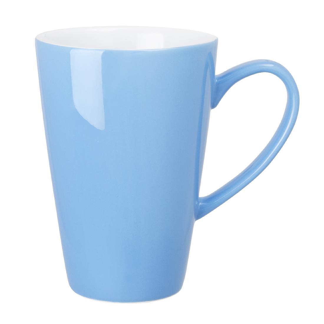 Olympia Cafe Latte Cup Blue 454ml (Pack of 12) - HC405  - 1