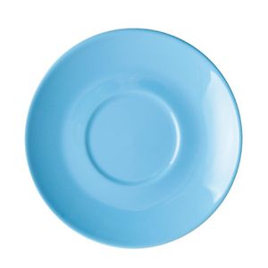 Olympia Cafe Saucer Blue 158mm (Pack of 12) - HC407  - 1