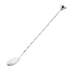 Olympia Twisted Bar Spoon with Disc End - K474  - 1