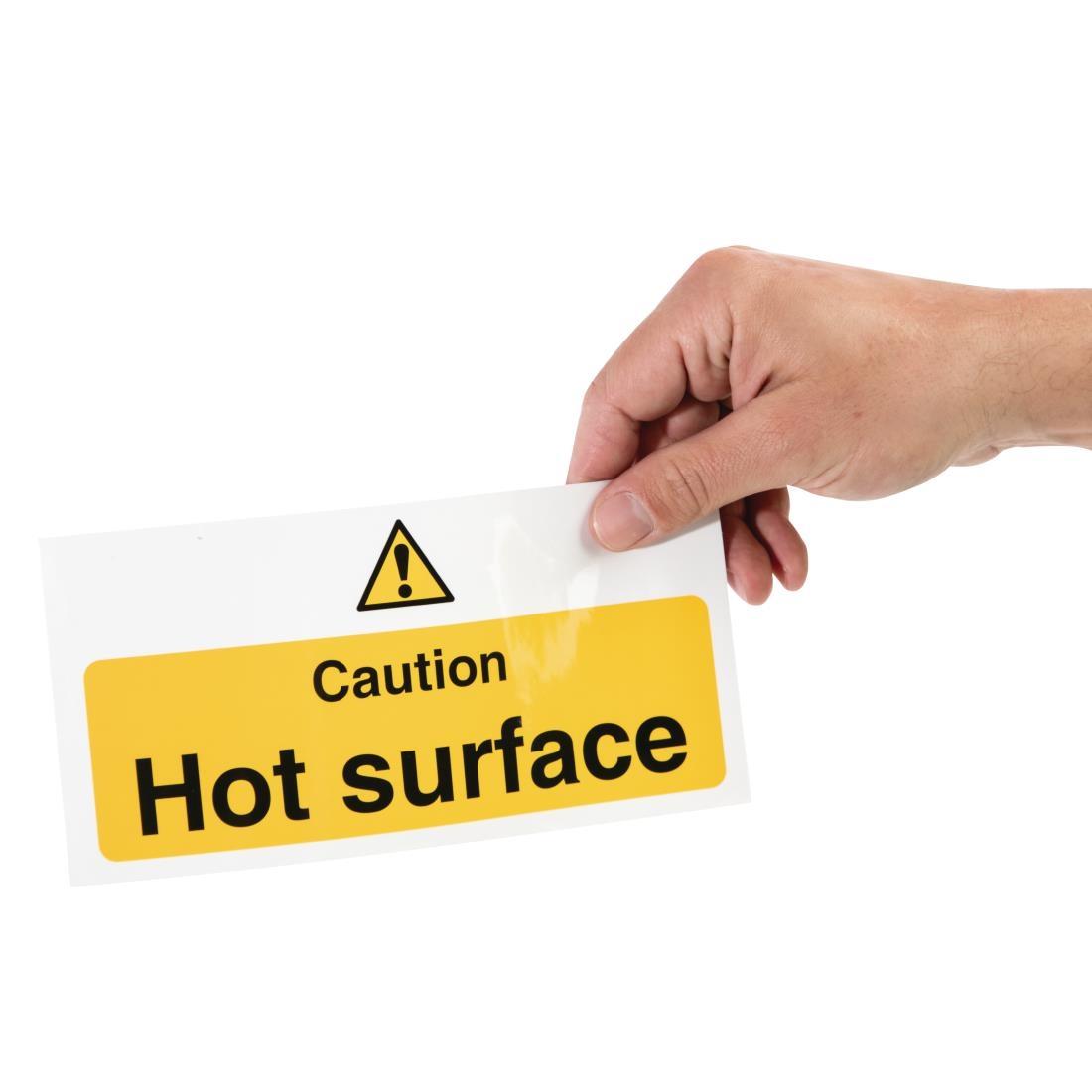 Vogue Caution Hot Surface Sign - L848  - 2