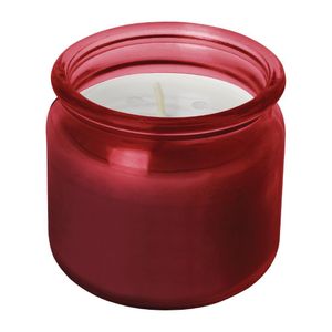 Olympia Jam Jar Candle Red (Pack of 12) - CS747  - 1