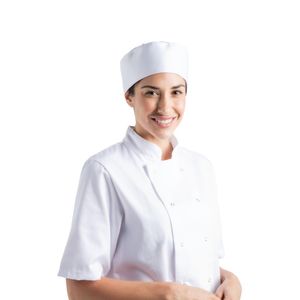 Chef Works Cool Vent Beanie White - A703  - 1