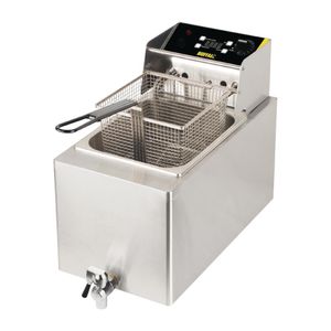 Buffalo Single Tank Single Basket Countertop Electric Fryer 3kW - GH124  - 3