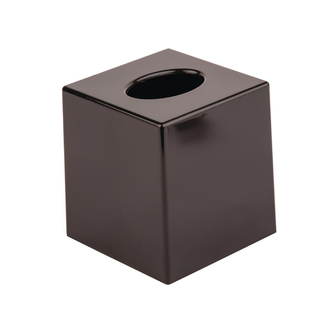 Black Cube Tissue Holder - DA603  - 1