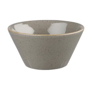 Churchill Stonecast Round Bowl Peppercorn Grey 295mm (Pack of 12) - DK564  - 1