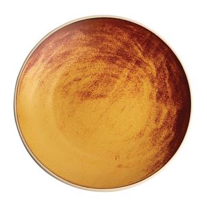 Olympia Canvas Concave Plate Sienna Rust 270mm (Pack of 6) - FA311  - 1
