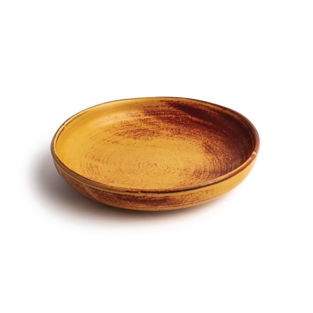 Olympia Canvas Coupe Bowl Sienna Rust 230mm (Pack of 6) - FA313  - 2