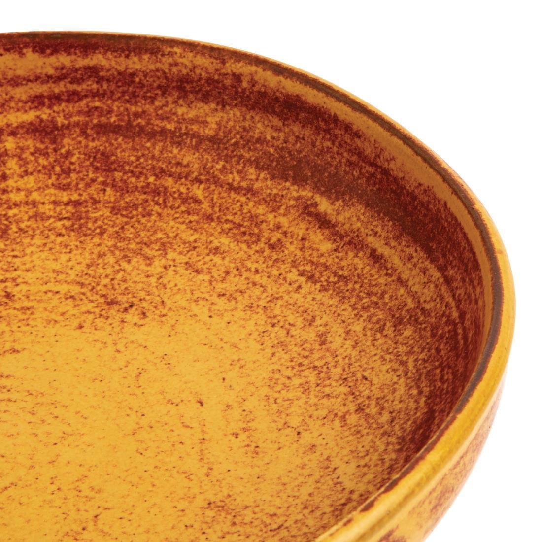 Olympia Canvas Coupe Bowl Sienna Rust 230mm (Pack of 6) - FA313  - 4
