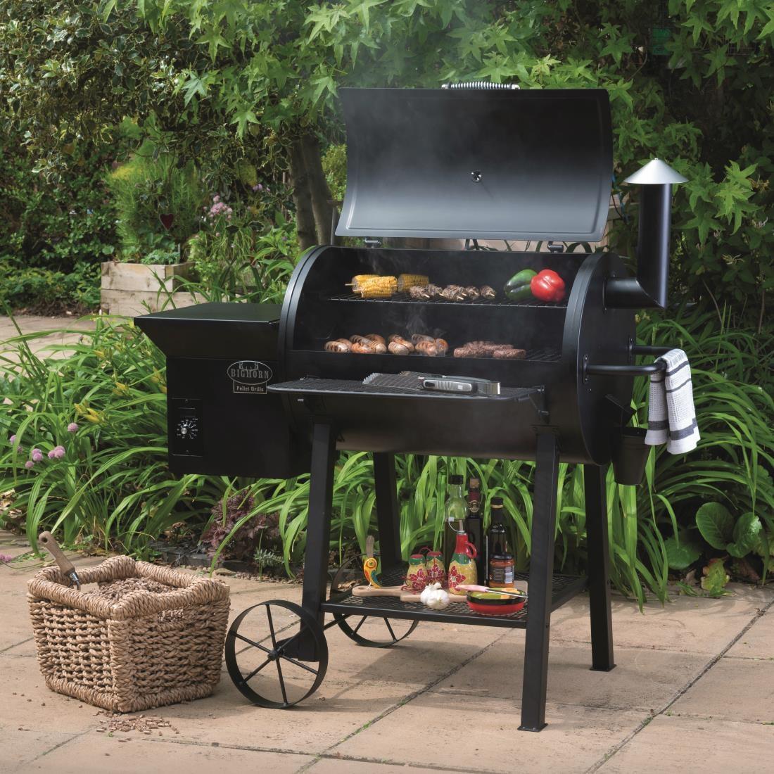 Lifestyle Big Horn Pellet BBQ Grill and Smoker - DB619  - 9