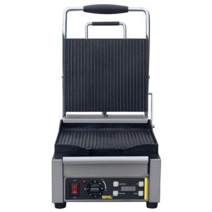 Buffalo Single Contact Grill Ribbed Plates - L501  - 3