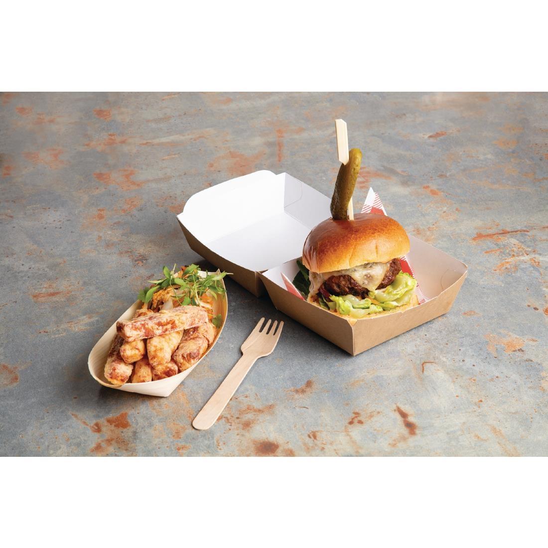 Colpac Compostable Kraft Burger Boxes Small 108mm (Pack of 250) - GE802  - 3