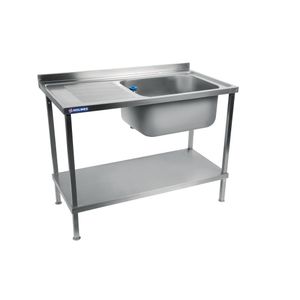 Holmes Fully Assembled Stainless Steel Sink Left Hand Drainer 1200mm - DR383  - 1