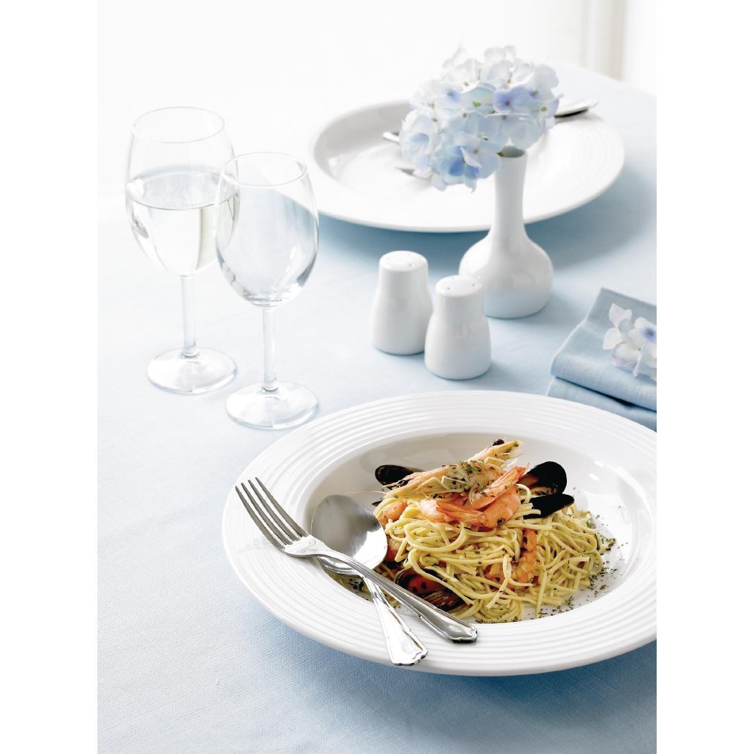 Olympia Linear Pasta Plates 310mm (Pack of 6) - U096  - 6