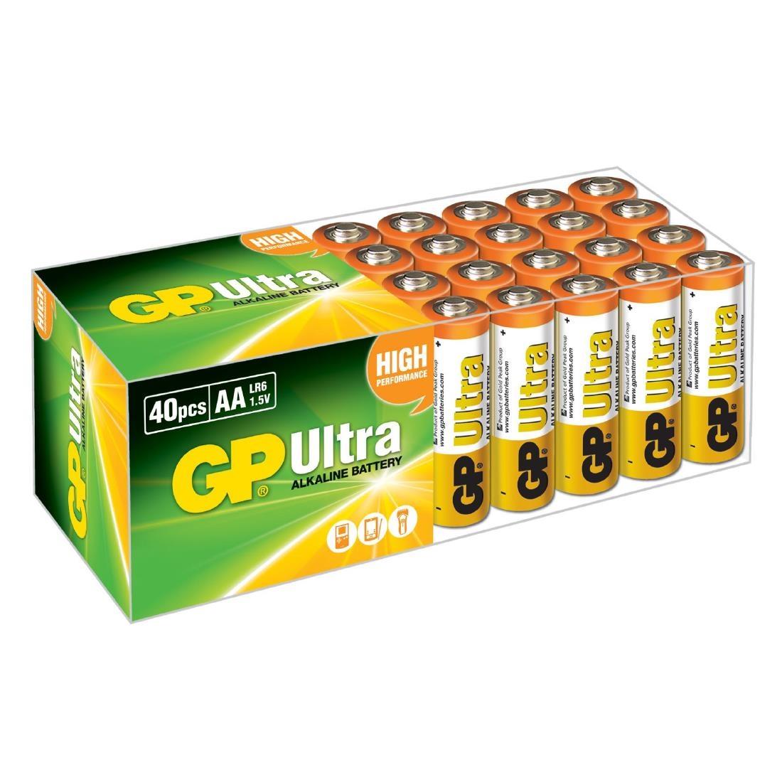 GP Ultra Battery Alkaline AA (Pack of 40) - FS713  - 1