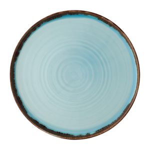 Dudson Harvest Walled Plates Turquoise 260mm (Pack of 6) - FX170  - 1