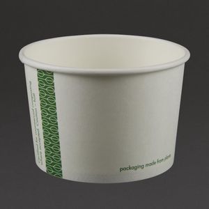 Vegware Compostable Hot Food Pots 230ml / 8oz (Pack of 1000) - GH027  - 1