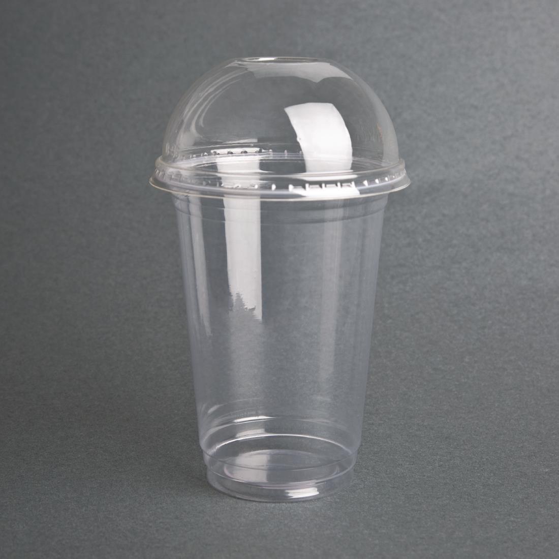 Fiesta Compostable PLA Cold Cup Domed Lids 12oz / 16oz / 20oz (Pack of 1000) - FA345  - 2
