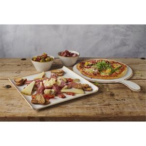Churchill Melamine Stonecast Square Buffet Tray 303mmx303mm (Pack of 4) - FS914  - 3
