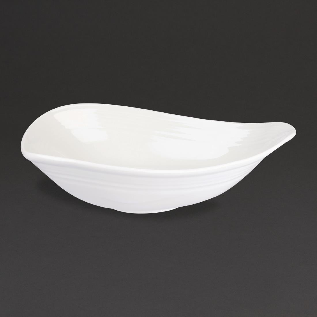 Churchill Discover Tear Bowls White 285mm (Pack of 12) - CY187  - 2