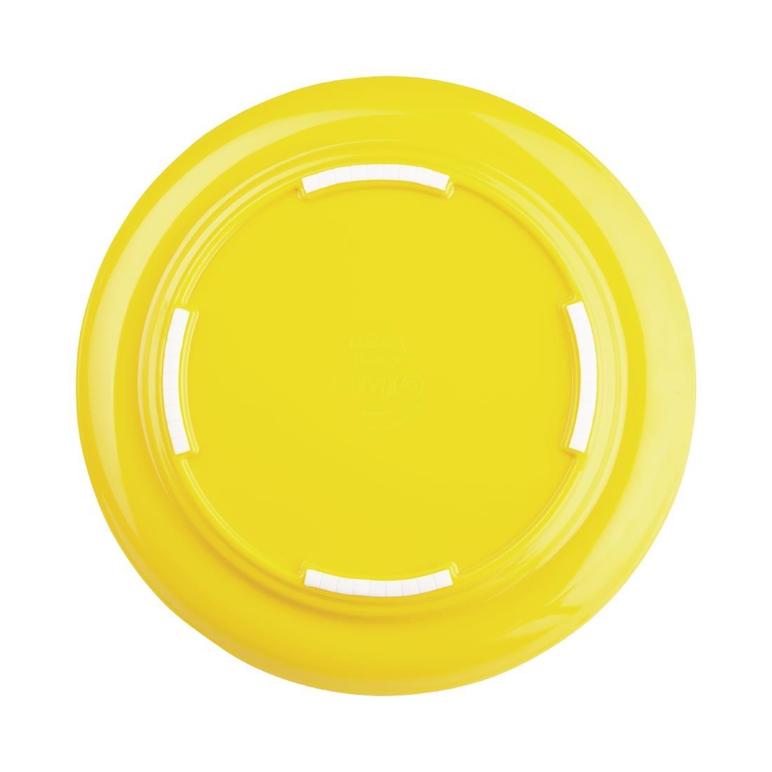 Olympia Kristallon Heritage Raised Rim Plates Yellow 252mm (Pack of 4) - DW707  - 5
