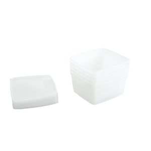 Matfer Bourgeat Soft Modulus Flexible Food Storage Container Box 2 Ltr (Pack of 6) - FS342  - 1