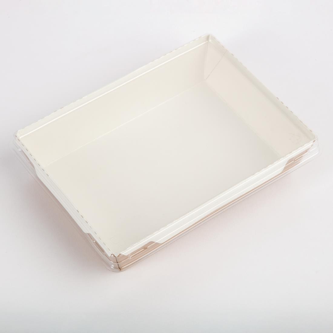 Colpac Fuzione Recyclable Paperboard Food Trays With Lid 1000ml / 35oz - FA376  - 4