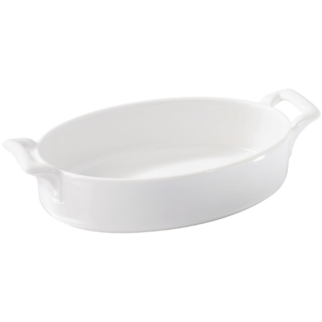 Revol Belle Cuisine Deep Oval Baking Dishes White 180x 120mm (Pack of 4) - DM299  - 1