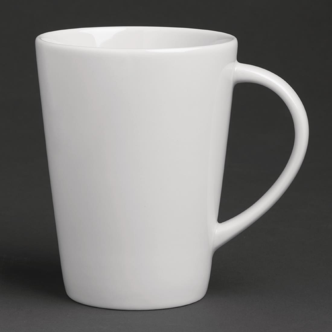Royal Porcelain Classic White Mug 275ml (Pack of 6) - GT933  - 1